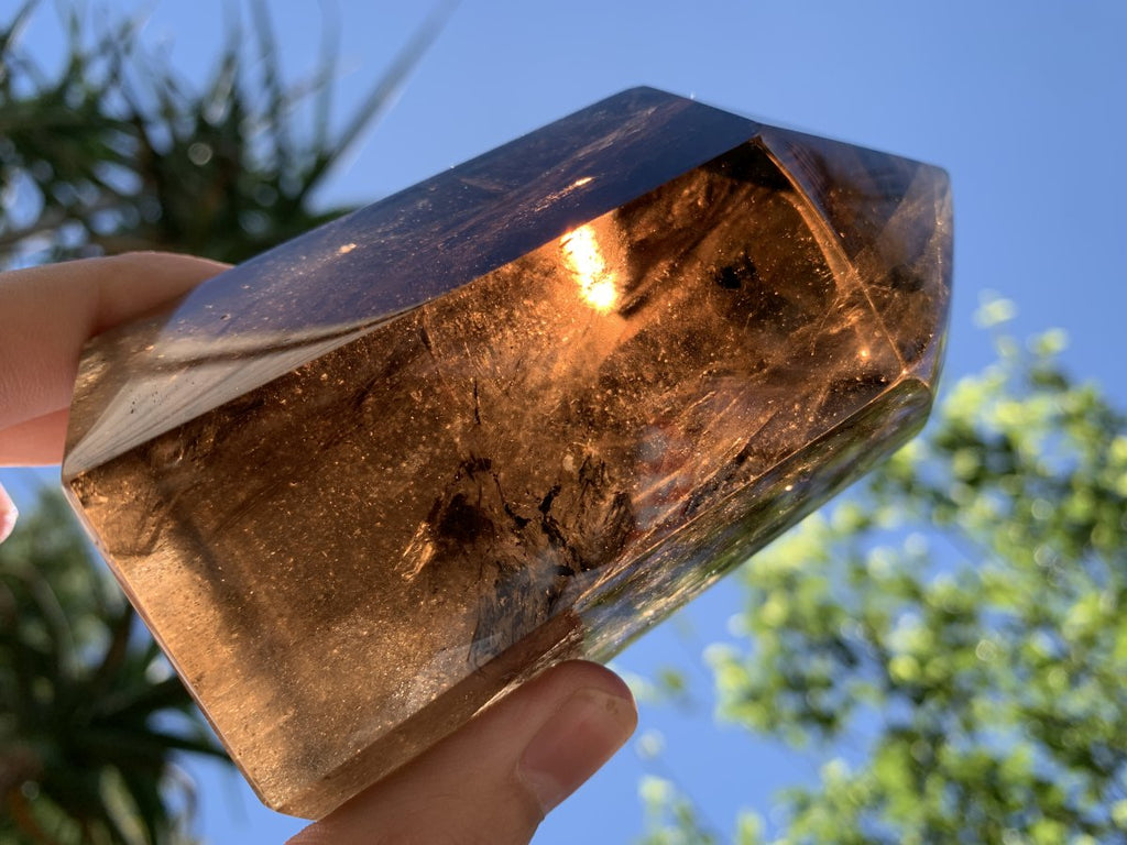Polished Smokey Quartz Crystal x 1 From Madagascar