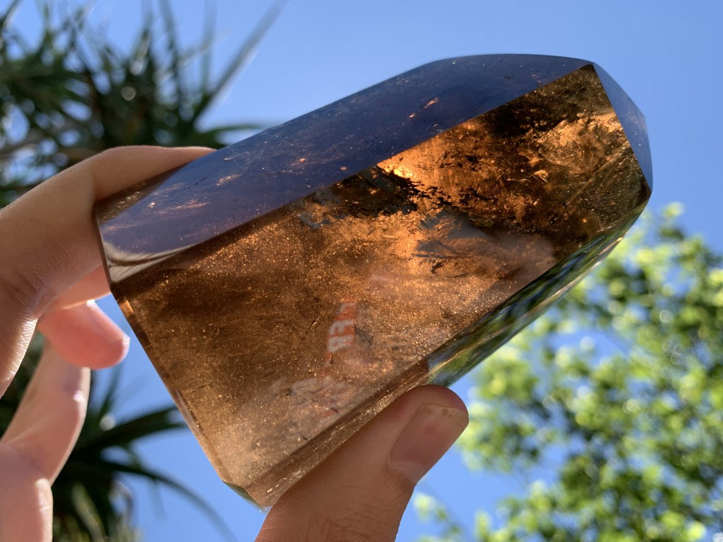 Polished Smokey Quartz Crystal x 1 From Madagascar