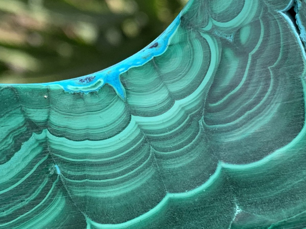 Polished Malacolla Slice x 1 From Kulukuluku, Congo