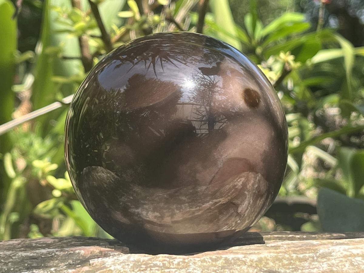 Polished Large Polychrome Picasso Jasper Sphere x 1 From Madagascar