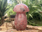 Polished Medium Ultra Rare Rhodonite Mushroom x 1 From Madagascar