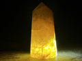 Polished Golden Healer Limonite Quartz Crystal x 1 From Madagascar