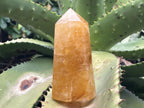 Polished Golden Healer Limonite Quartz Crystal x 1 From Madagascar
