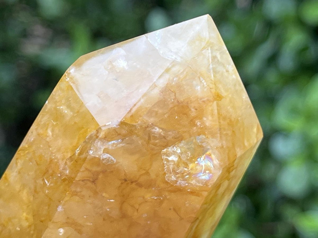 Polished Golden Healer Limonite Quartz Crystal x 1 From Madagascar