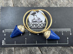 Hand Made Pair of Lapis Lazuli Earrings - Sold Per Pair - From Afghanistan