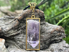 Hand Made Amethyst Natural Crystal Necklace x 1 From Brandberg, Namibia