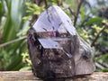 Polished Delicious Smokey Amethyst Window Cluster with Enhydros x 1 From Akansobe, Madagascar