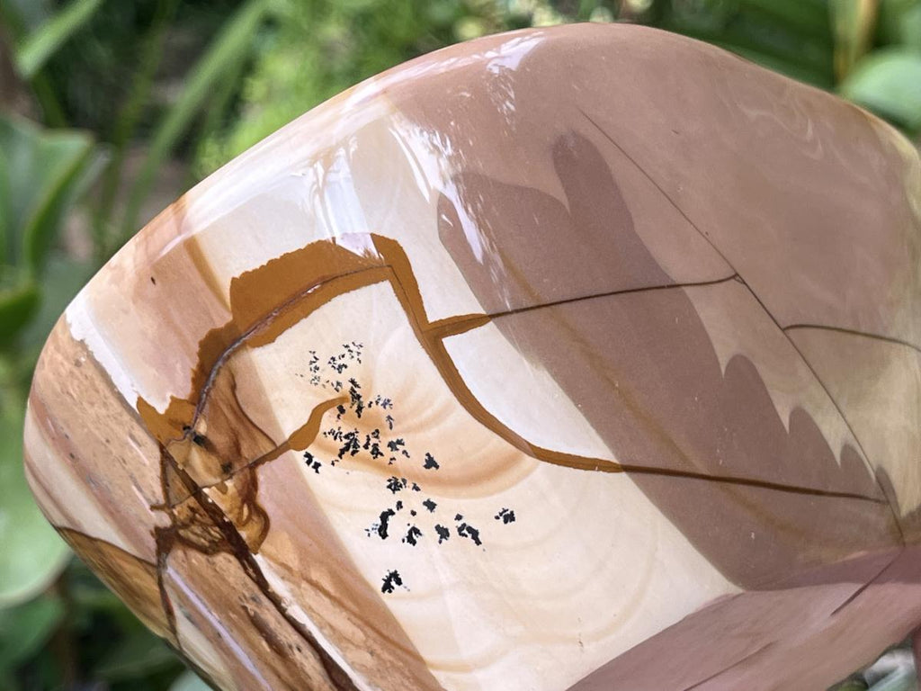 Polished Large Polychrome Picture Jasper Bowl x 1 From Madagascar