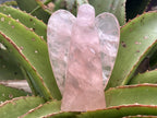 Hand Made Gemmy Rose Quartz Angel Carving x 1 From Ambatondrazaka, Madagascar