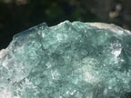 Natural Green Cubic Fluorite Cabinet Specimen x 1 From Mandrosonoro Madagascar