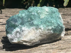 Natural Green Cubic Fluorite Cabinet Specimen x 1 From Mandrosonoro Madagascar