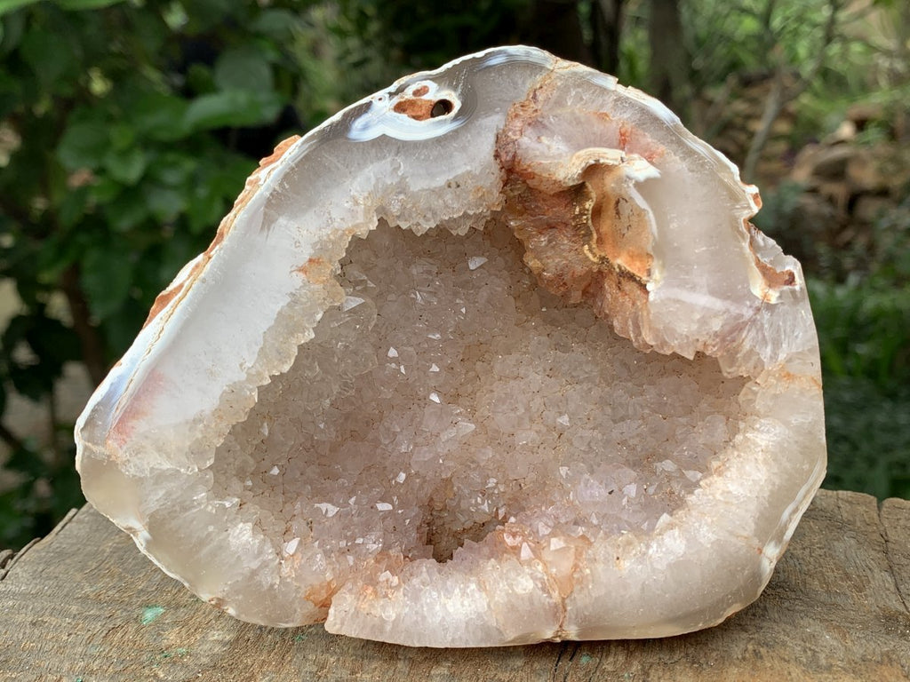 Polished Agate Crystal Geode x 1 From Maintirano, Madagascar