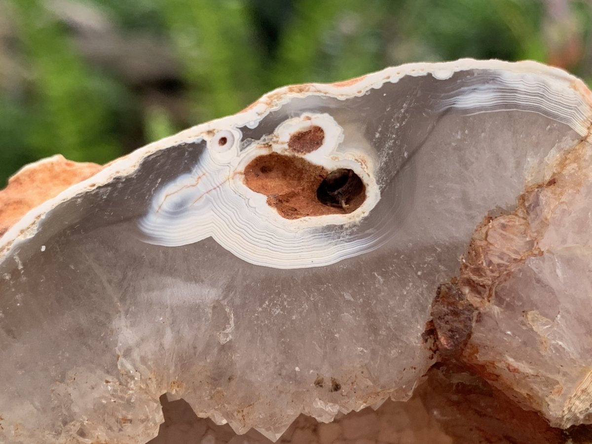 Polished Agate Crystal Geode x 1 From Maintirano, Madagascar