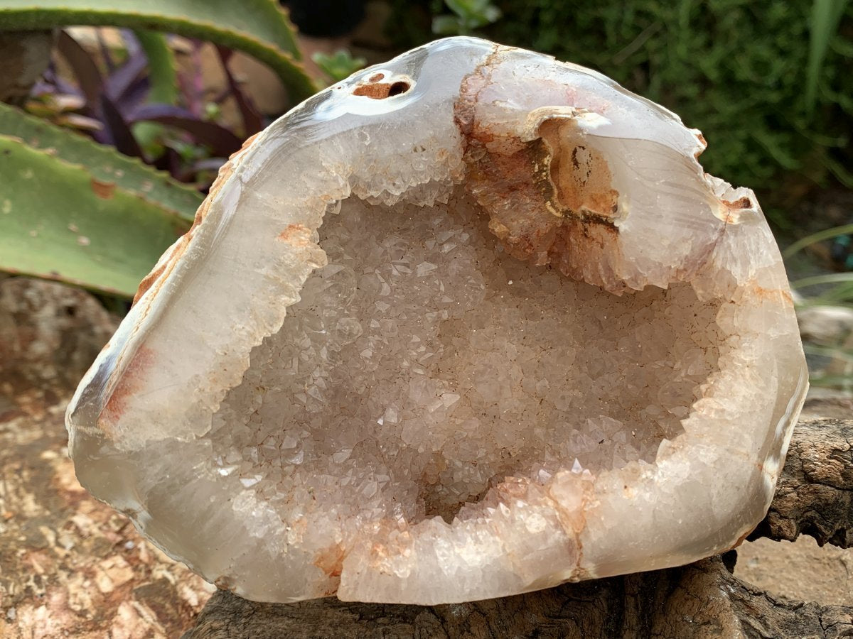 Polished Agate Crystal Geode x 1 From Maintirano, Madagascar