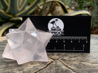 Hand Made Gemmy Rose Quartz Merkabah Star x 1 From Ambatondrazaka, Madagascar