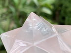 Hand Made Gemmy Rose Quartz Merkabah Star x 1 From Ambatondrazaka, Madagascar