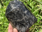 Polished Tourmalinated Inclusion Quartz Crystal x 1 From Madagascar