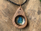 Hand Made Shattuckite and Zebra Wood Necklace - Sold Per Item - From Namibia