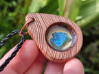 Hand Made Shattuckite and Zebra Wood Necklace - Sold Per Item - From Namibia