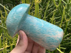 Polished Amazonite Mushroom x 1 From Madagascar