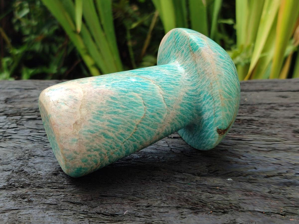 Polished Amazonite Mushroom x 1 From Madagascar