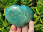 Polished Amazonite Gemstone Heart x 1 From Madagascar
