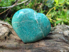 Polished Amazonite Gemstone Heart x 1 From Madagascar