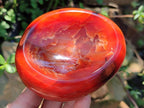 Polished Carnelian Gemstone Bowl x 1 From Madagascar