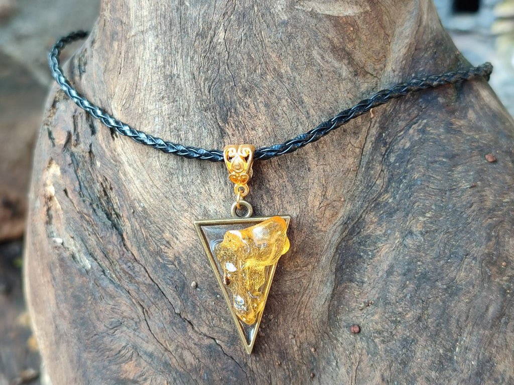 Hand Made Natural Copal Amber Necklace x 1 From Nosy Varika Madagascar