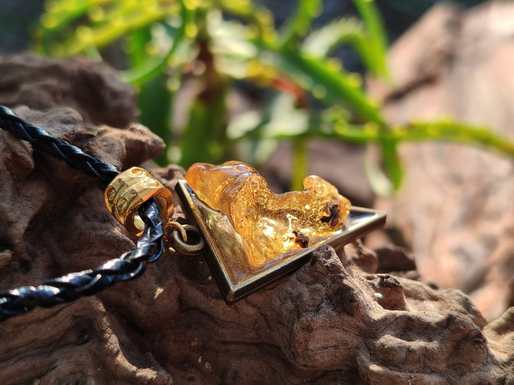 Hand Made Natural Copal Amber Necklace x 1 From Nosy Varika Madagascar