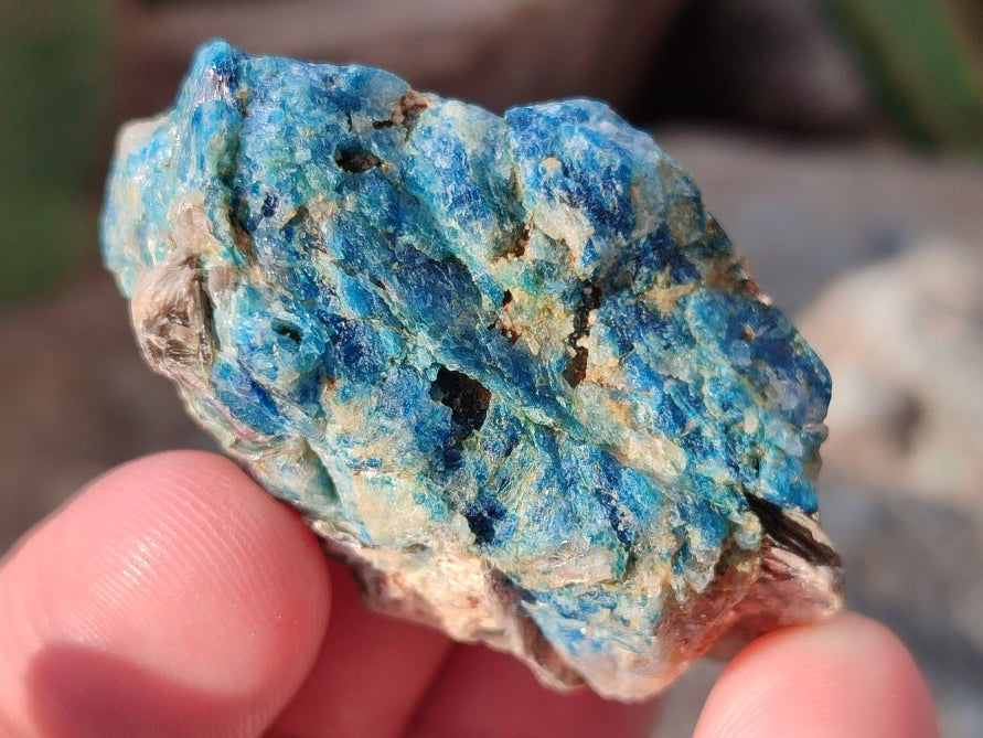 Natural Ultra Rare Blue Euclase Specimen x 1 From Zimbabwe