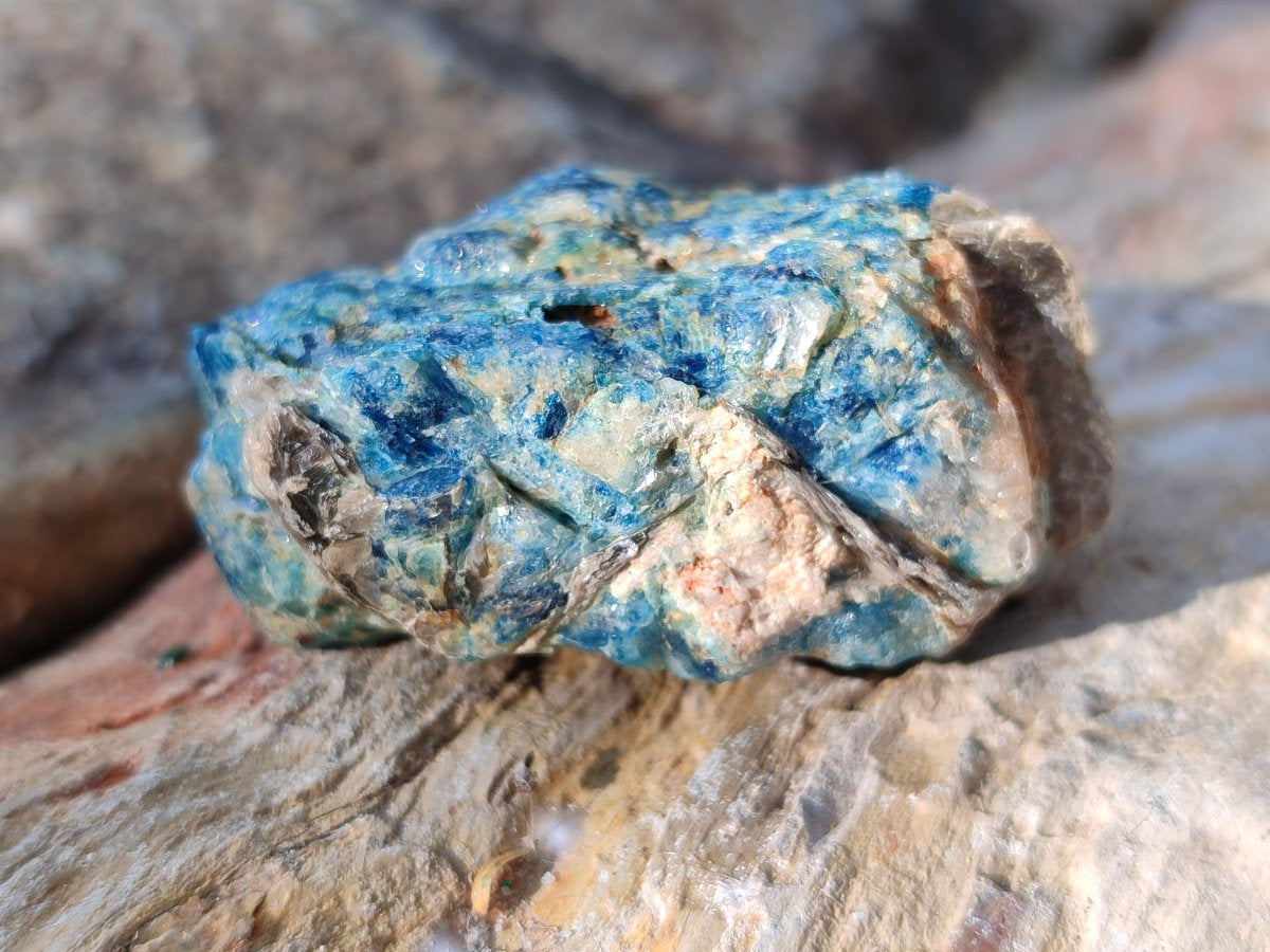 Natural Ultra Rare Blue Euclase Specimen x 1 From Zimbabwe