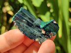 Natural Ultra Rare Bladed Azurite Crystal x 1 From Tsumeb, Namibia