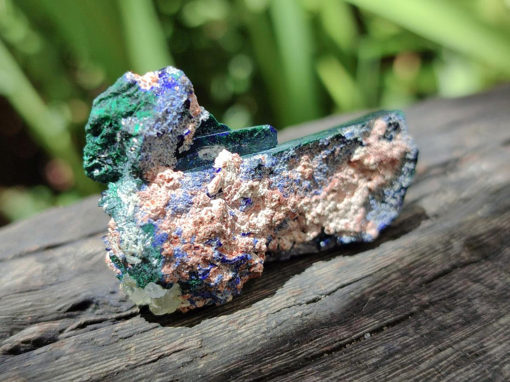 Natural Ultra Rare Bladed Azurite Crystal x 1 From Tsumeb, Namibia