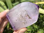 Polished Amethyst Window Crystal x 1 From Akansobe, Madagascar