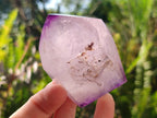 Polished Amethyst Window Crystal x 1 From Akansobe, Madagascar