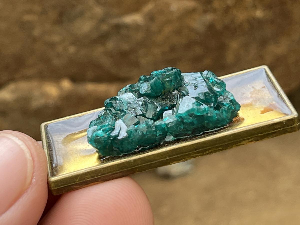 Hand Made Emerald Green Dioptase Specimen Necklace x 1 From Likasi, Congo