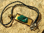 Hand Made Emerald Green Dioptase Specimen Necklace x 1 From Likasi, Congo