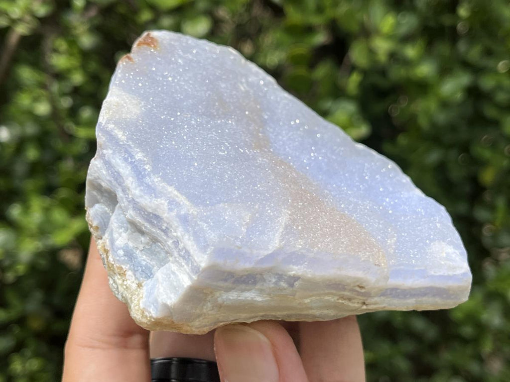 Natural Blue Lace Agate Crystalline Plate Specimen x 1 From Namibia