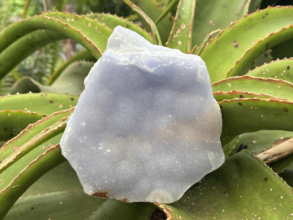 Natural Blue Lace Agate Crystalline Plate Specimen x 1 From Namibia