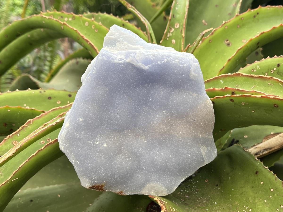 Natural Blue Lace Agate Crystalline Plate Specimen x 1 From Namibia