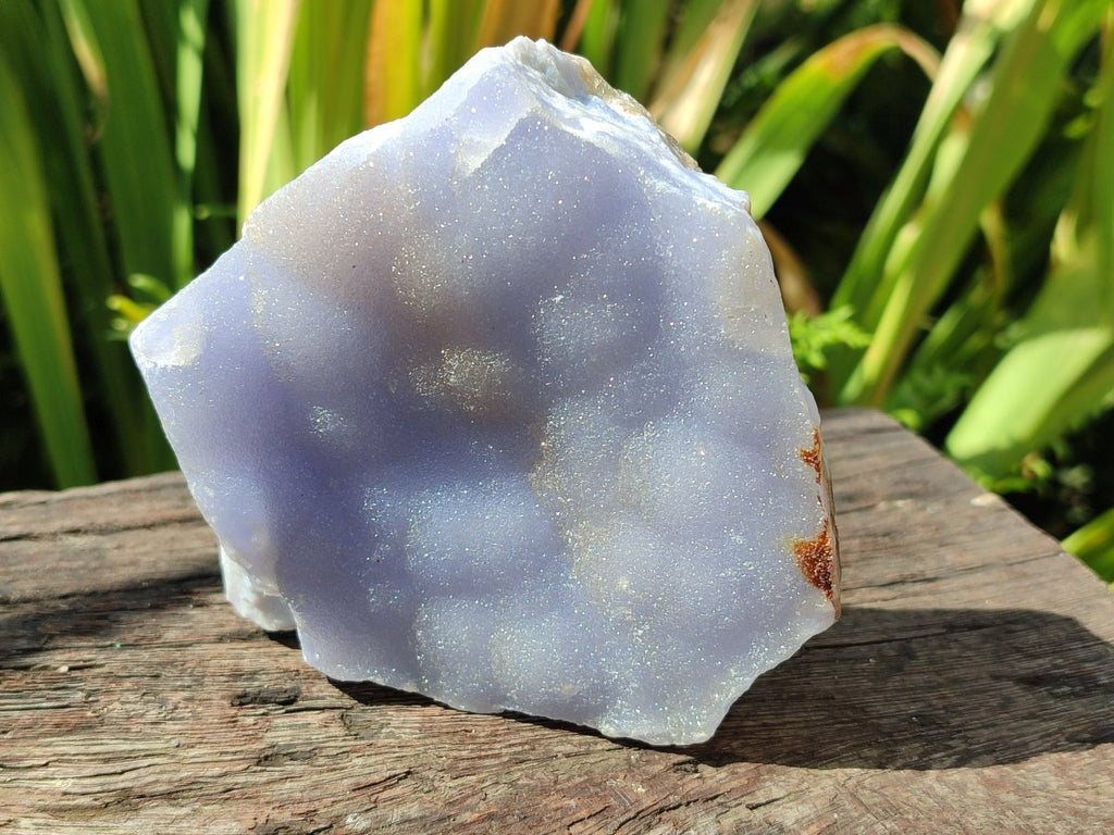 Natural Blue Lace Agate Crystalline Plate Specimen x 1 From Namibia