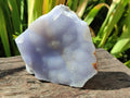 Natural Blue Lace Agate Crystalline Plate Specimen x 1 From Namibia
