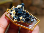 Hand Made Schorl Black Tourmaline Cluster Necklace x 1 From Erongo, Namibia