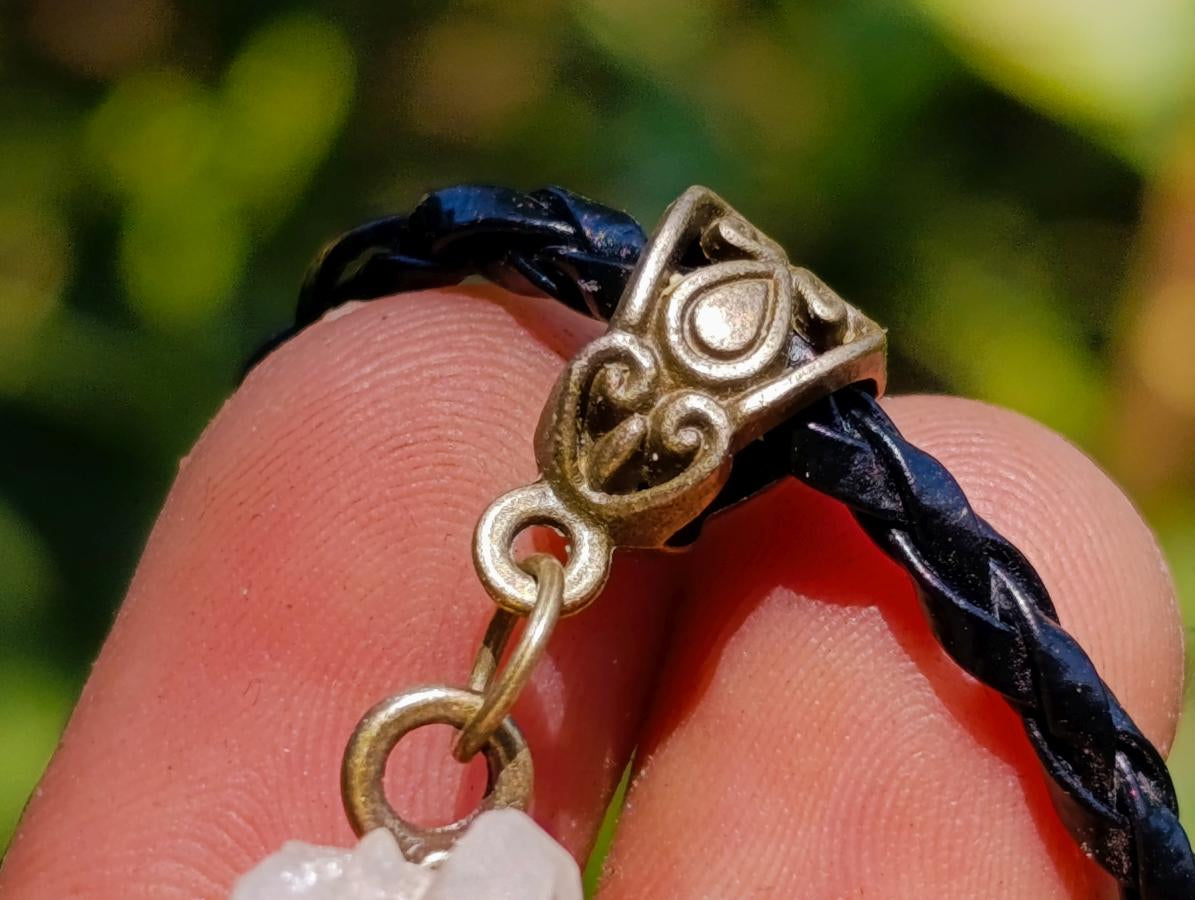 Hand Made Twin Brandberg Crystal Necklace x 1 From Brandberg, Namibia