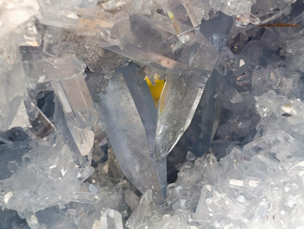 Natural Exquisite Large Acicular Celestite Geode x 1 From Sakoany, Madagascar