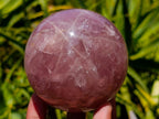 Polished Gemmy Star Lavender Rose Quartz Sphere x 1 From Ambatondrazaka, Madagascar