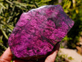 Polished One Side Metallic Sheen Purpurite Specimen x 1 From Erongo, Namibia
