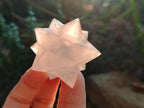 Hand Made Gemmy Rose Quartz Merkabah x 1 From Ambatondrazaka Madagascar