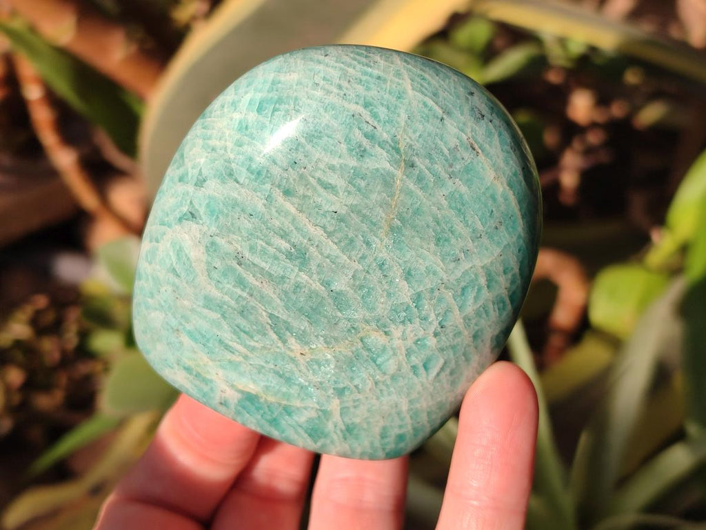Polished Amazonite Gemstone Standing Free Form x 1 From Madagascar